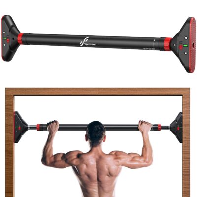 Sportneer Pull up Bar for Home Pull up Bar Adjustable Length Max Load 200KG Hanging Rod for Height Increase