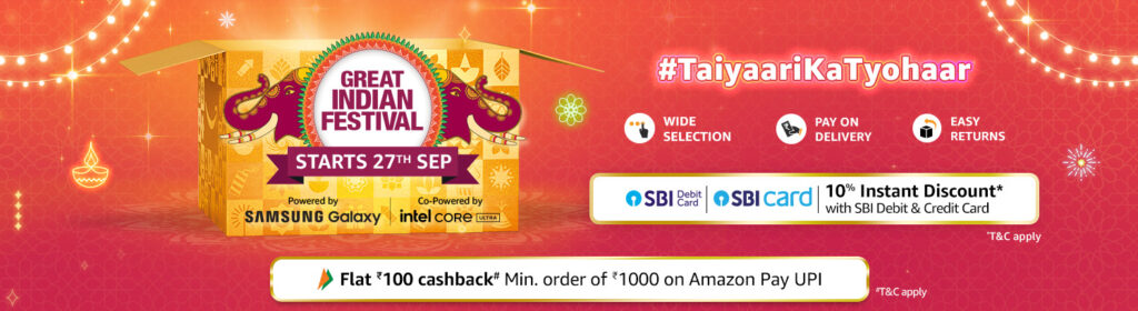 Amazon Great Indian Festival Sep27