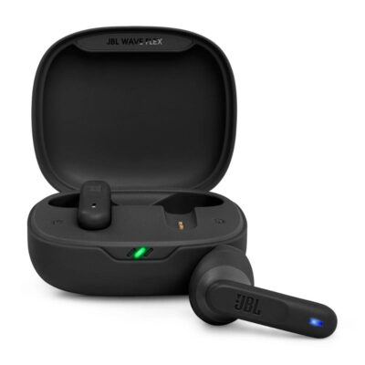 JBL Newly Launched Wave Flex in-Ear Wireless Earbuds TWS with Mic,App for Custom Extra Bass EQ, 32Hrs Battery